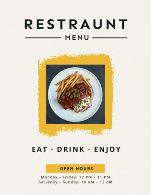 light restaurant menu